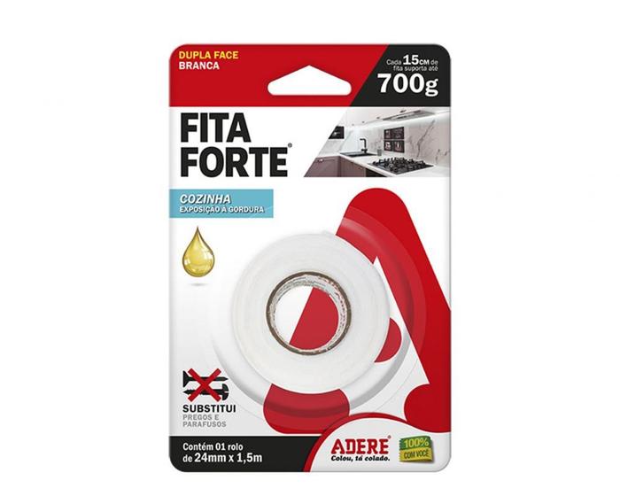 Imagem de Fita Dupla Face Adere Areas Gordurosas 24Mmx1,5M