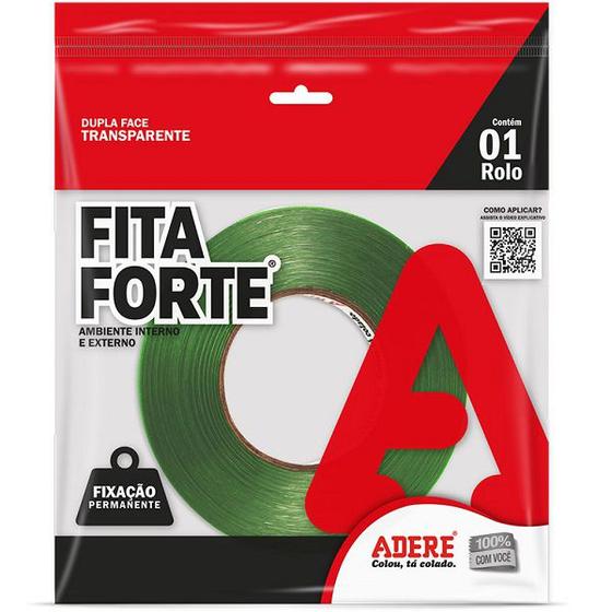 Fita Dupla Face Adesiva EXTRA Forte 5MM X 20M XT080 Adere
