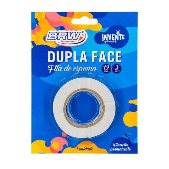 Imagem de Fita Dupla Face Espuma 19Mm 2M Resistente Brw