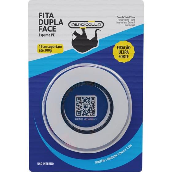 Imagem de Fita Dupla Face Espuma 19MMX1,5M