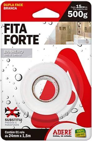 Imagem de Fita Dupla Face Fita Forte 24mmx,1,5mt Adere