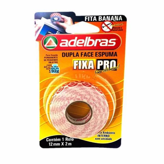 Imagem de Fita Dupla Face Fixa Pro 19mm x 2 Metros