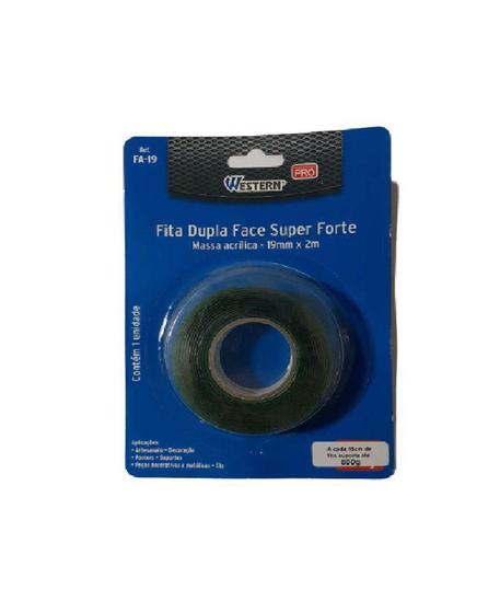 Imagem de Fita dupla face forte 19mmx2m fa19 western