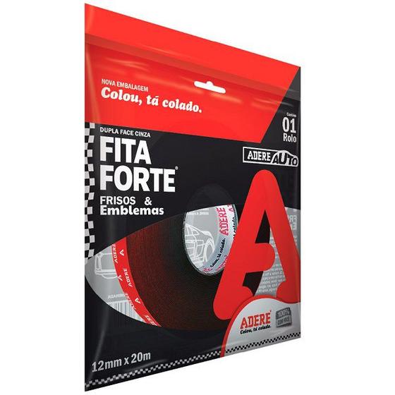 Imagem de Fita Dupla Face Frisos e Emblemas para Carro 12MM X 20M Adere