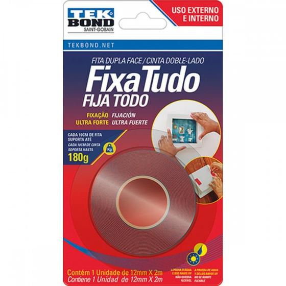 Imagem de Fita Dupla-Face Tekbond F.Tud Extensao 12Mmx2