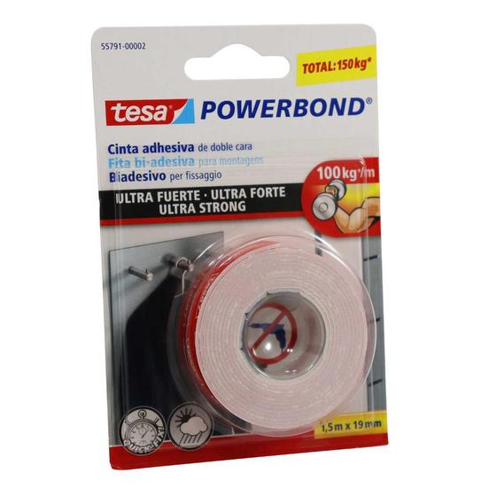 Imagem de Fita Dupla Face Tesa Powerbond Ultra Forte 1,5x19mm-Cód.8146