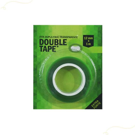 Fita Dupla Face Transparente 1M Menor preço em Fita Dupla Face Transparente 1M