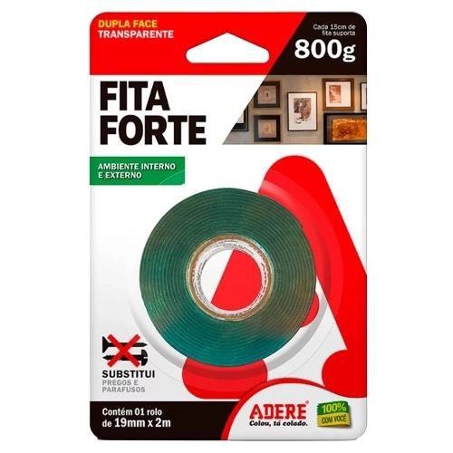 Imagem de Fita Dupla Face Transparente Adere 19mm x 2m