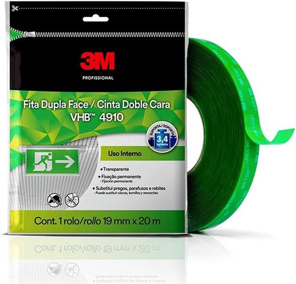 Imagem de Fita dupla face vhb 4910 19x20mt 3m