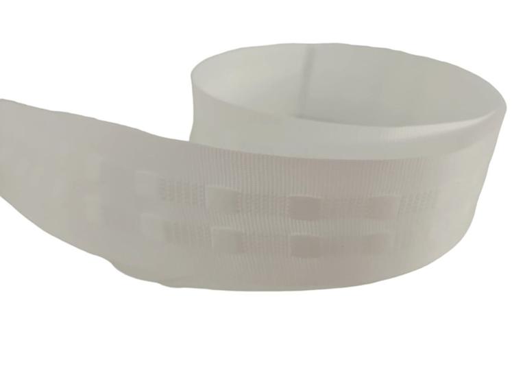 Imagem de Fita facil dupla 2x2 para cortina wave rolo 12 metros