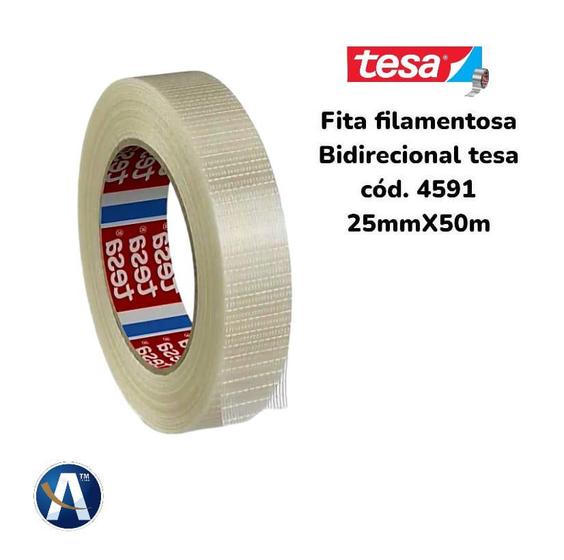 Imagem de Fita Filamentosa Bidirecional 25mmX50m Tesa