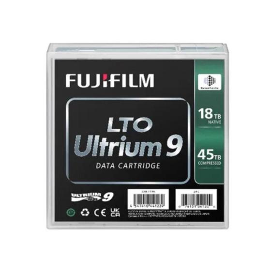 Imagem de Fita Fuji LTO 9 Ultrium 18TB/45TB  Capacidade e Segurança