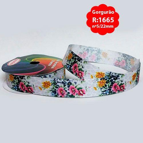 Imagem de Fita Gorgurão Estampado Sinimbu 10mt R:1665/22mm/Nº5 -