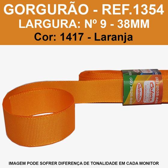 Imagem de FITA GORGURAO LISA SINIMBU 10MT REF.1354/38 MM/Nº9