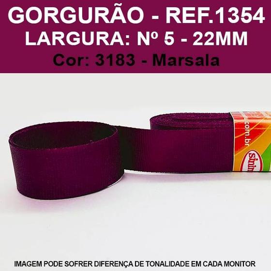 Imagem de FITA GORGURAO LISA SINIMBU10MT REF.1354/22 MM/Nº5