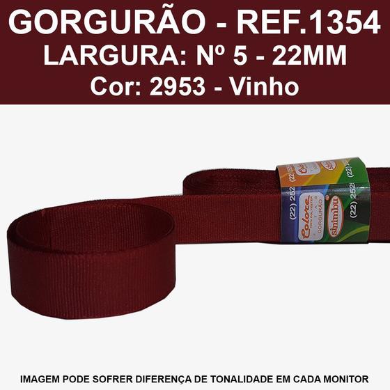 Imagem de FITA GORGURAO LISA SINIMBU10MT REF.1354/22 MM/Nº5