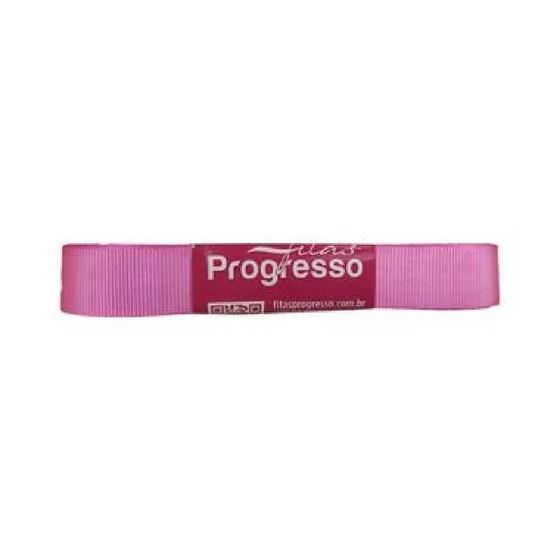 Imagem de Fita Gorgurão Progresso 15mm nº3 - 10m Rosa Chiclete - 1un