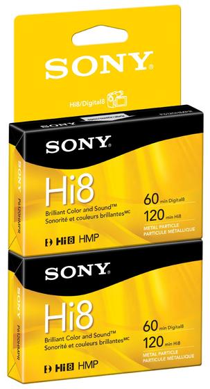 Imagem de Fita Hi8 Sony P6120HMPR/2C - Pacote com 2 Unidades (120 Minutos)