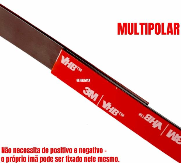Fita Imã Magnética Perfil Magnético com Adesivo 3M 14x2mm - 3 metros Menor preço em Fita Imã Magnética Perfil Magnético com Adesivo 3M 14x2mm - 3 metros