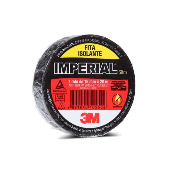 Fita Isolante 20M Imperial Slim 18mm 3M Menor preço em Fita Isolante 20M Imperial Slim 18mm 3M
