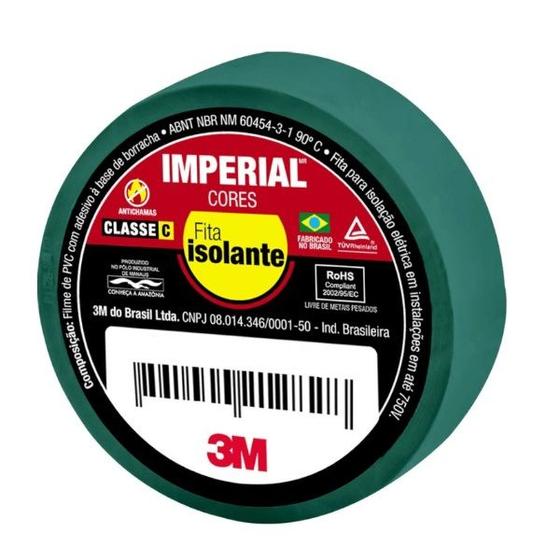 Imagem de Fita Isolante 3M Imperial 18MM X 10M Verde