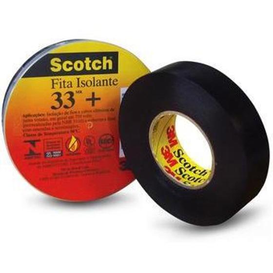 Imagem de Fita isolante 3m scotch 33+ - 19mm x 10 metros - 3m