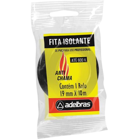 Imagem de Fita Isolante Antichama 19MM X 10M - Adelbras