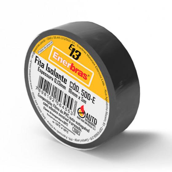 Fita Isolante Cores Anti Chama 5M Cinza Enerbras - Fita Isolante ...