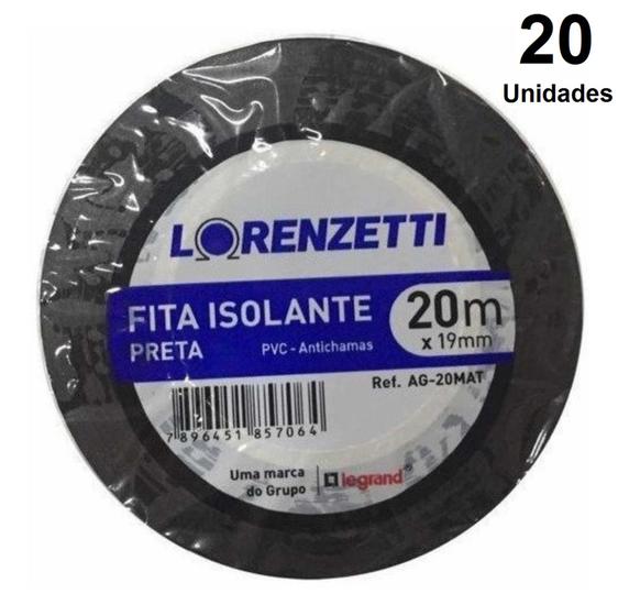 Imagem de Fita Isolante Lorenzetti 19 X 20m Com 20 Unidades