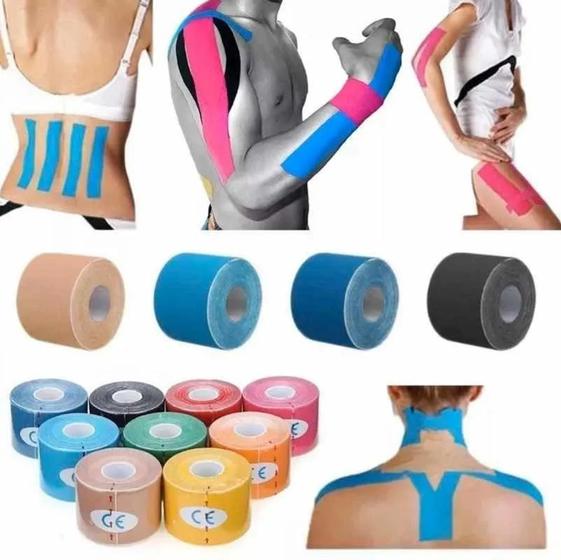 Imagem de Fita Kinesio Tape Bandagem 5m Por 5cm