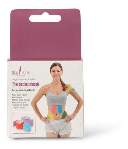 Fita Kinesio Taping Bandagem Cirúrgica Elástica Adesiva - NEW FORM Imagem de Fita Kinesio Taping Bandagem Cirúrgica Elástica Adesiva