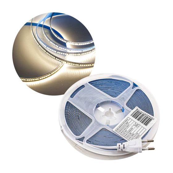 Imagem de Fita LED 10M 2835 127V 20W/M Luz Neutra 240LEDs/M 2000lm IP44 ST3135 