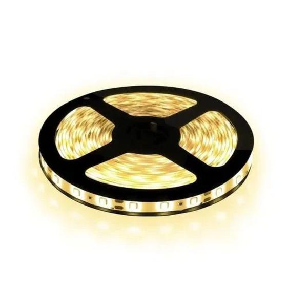 Imagem de Fita Led 3528 120 Leds Branco Frio ou Quente IP20 Fonte 12V