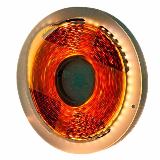 Imagem de Fita Led 3528 12V 25W 3000K Luz Branco Quente IP20 Rolo 5M 3000lm Eletrorastro