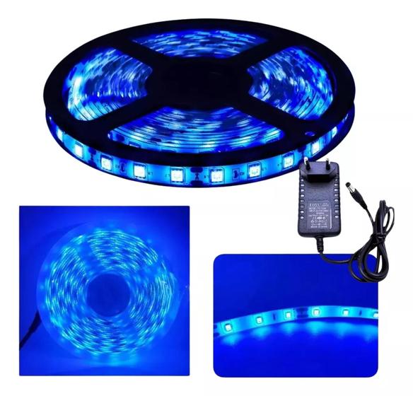 Imagem de Fita Led 3528 Rolo 5m 300 Leds Silicone Ip65 300 Leds Super Brilhosa Cor Vibrante TM5021