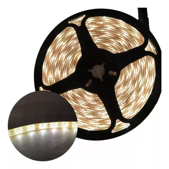 Imagem de Fita Led 5050 5mts C/silicone Ip65 Prova D'aguá 300 LEDs  480 Lumens Decorativa TB5019