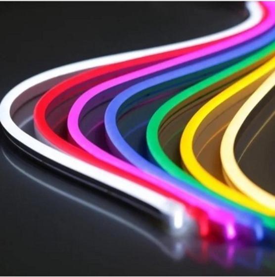 Imagem de Fita Led 5M Neon Flexível Bivolt IP65 Brilho Iluminação