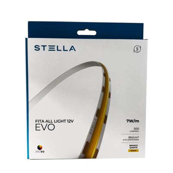 Imagem de Fita LED ALL Light 15W/m 3000k 12V EVO Rolo 5m Stella