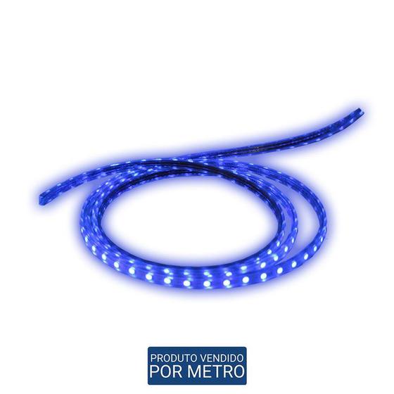 Fita LED Azul IP-65 14,4W 127V Eletrorastro Menor preço em Fita LED Azul IP-65 14,4W 127V Eletrorastro