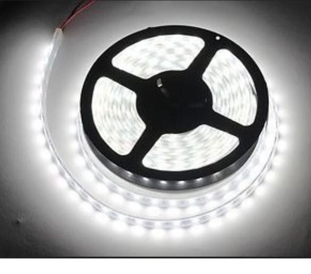 Imagem de Fita Led Branco Rolo De 5mts 300 Leds Com Dupla Face Fonte