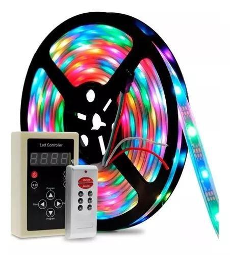 Imagem de Fita Led Digital 6803 Rgb 328 Efeitos 5 Mts Multicolor