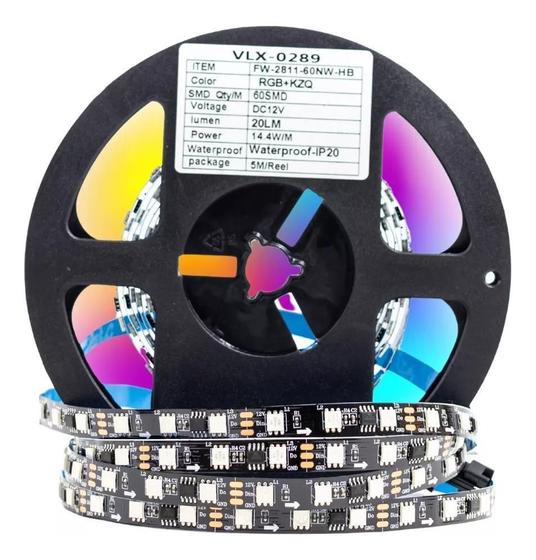 Imagem de Fita Led Digital Ws2811 Ip20 60 Leds/M 12V Sem Fonte