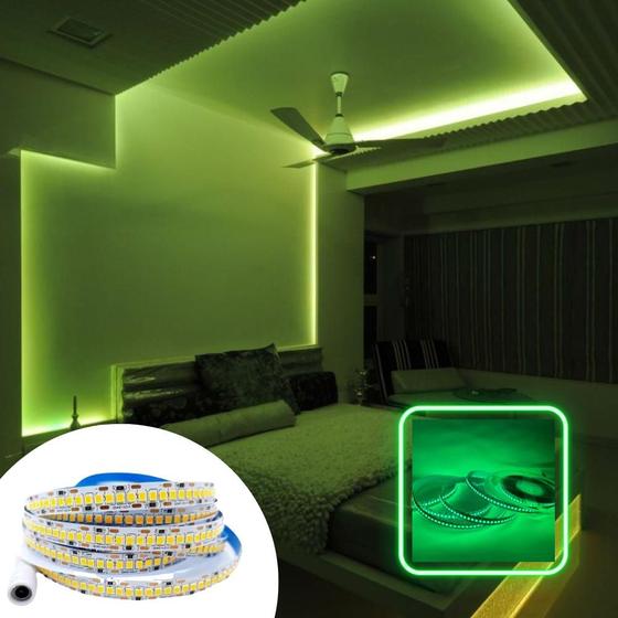 Imagem de Fita Led Green / Verde 14w/m- 5 Metros 1400lumens 240 Leds/m