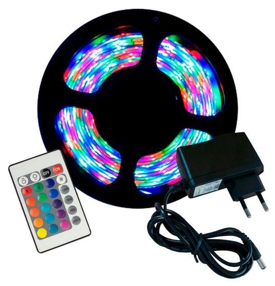 Imagem de Fita LED RGB a Prova D'Água com Fonte