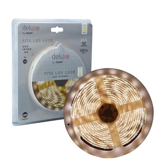 Imagem de Fita Led Rolo 5 Metros 320Led Por Metro 24v 10w Luz Branco Frio/Neutro 4000k/6500k ip20 1800 Lumens Luce - Avant