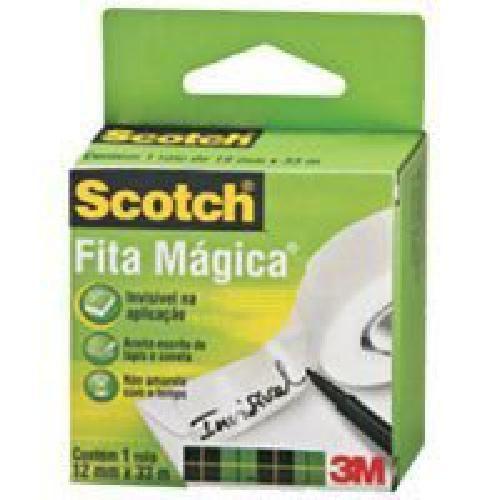 Imagem de Fita Magica Scotch 810 12Mmx10M.Com Aparelho