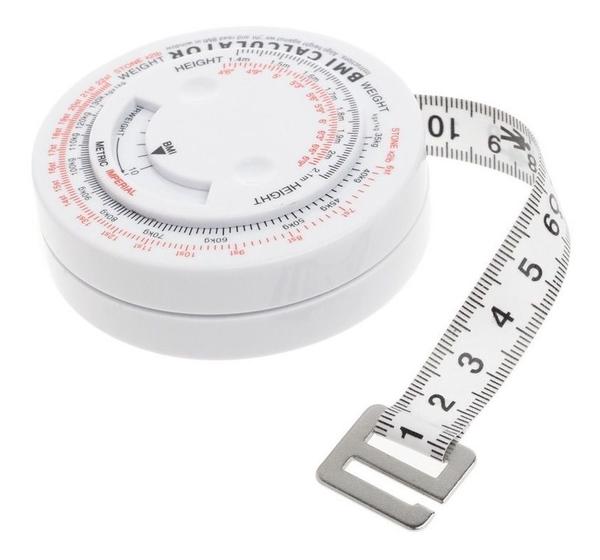 Imagem de Fita Métrica Antropométrica Corporal Com Cálculo De Imc