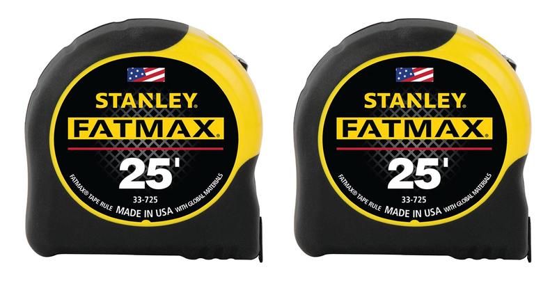 Imagem de Fita Métrica Stanley FatMax 7,6m - Pacote com 2 Unidades