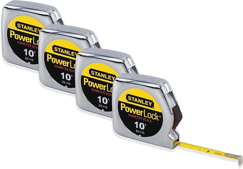 Imagem de Fita métrica Stanley PowerLock de 3 m x 0,6 cm, pacote com 4