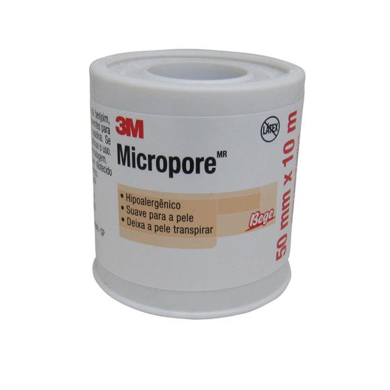 Imagem de Fita Micropore 50mm x 10m Hipoalergênica Pele 3M